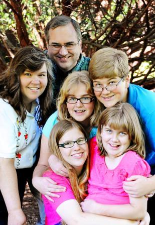 Alan Earnshaw and his family